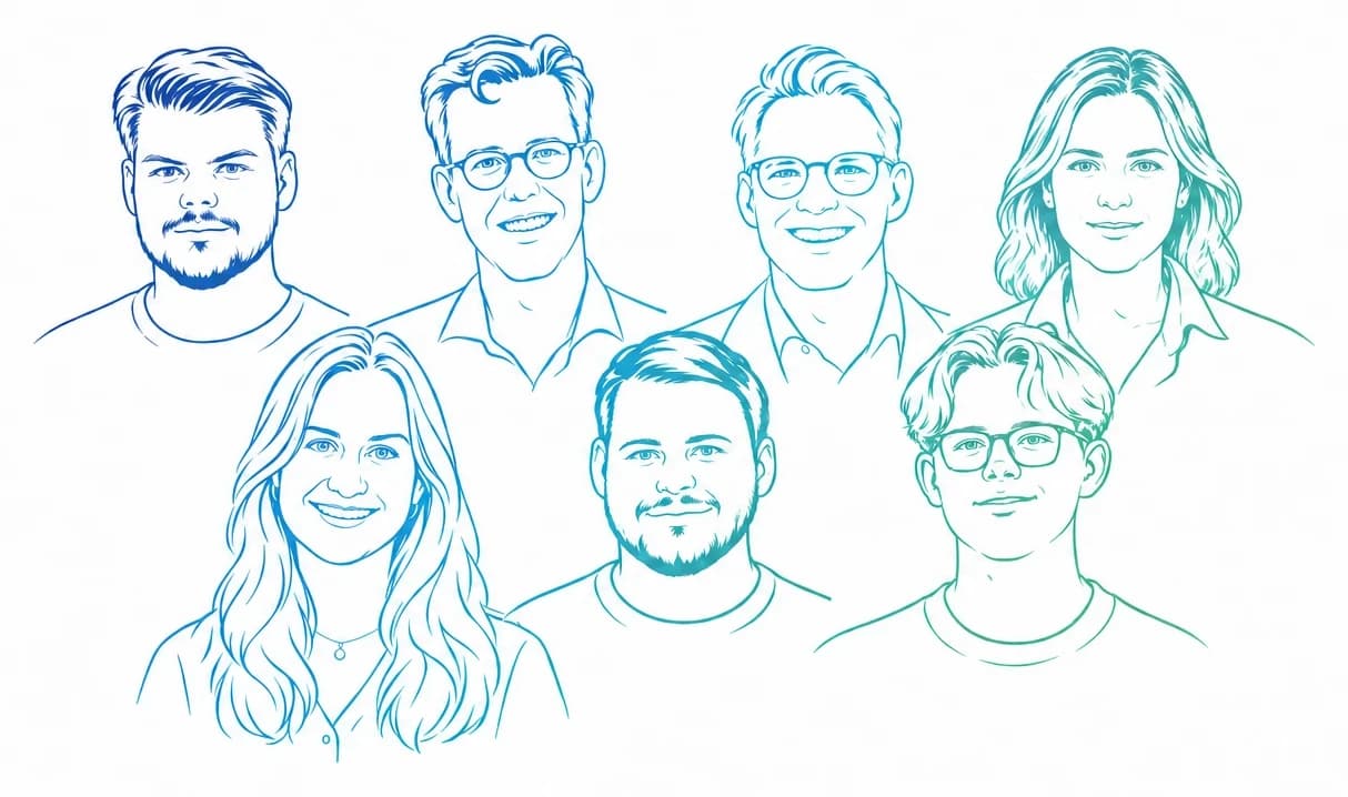 Illustratie van het VitalSail-team